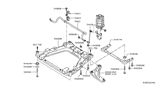 Diagram for Nissan Leaf Control Arm - 54501-3NF0A