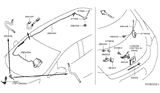 Diagram for 2015 Nissan Leaf Antenna - 28208-3NA0C