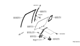 Diagram for 2020 Nissan Leaf Window Regulator - 82721-3NN0A