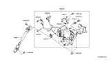 Diagram for 2013 Nissan Leaf Steering Column - 48811-3NF0A