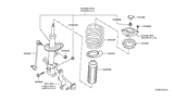 Diagram for 2008 Nissan Sentra Control Arm Bracket - 54330-ED000