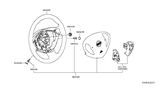 Diagram for 2017 Nissan Leaf Steering Wheel - 48430-4NP0A