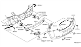 Diagram for 2015 Nissan Leaf Bumper - 85022-3NF0H