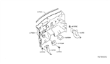 Diagram for Nissan Steering Column Cover - 67936-3NF0A