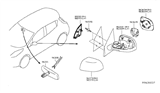 Diagram for 2016 Nissan Leaf Mirror Actuator - 96367-1HK5A