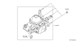 Diagram for Nissan Leaf Brake Master Cylinder Reservoir - 46007-3NF1A