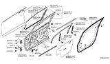 Diagram for 2015 Nissan Leaf Window Run - 80215-3NF0A