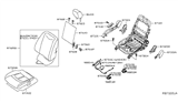 Diagram for 2014 Nissan Leaf Seat Switch - 87016-3NF0A