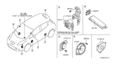 Diagram for 2016 Nissan Leaf Engine Mount - 28169-3NF0A