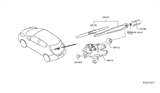 Diagram for 2015 Nissan Leaf Wiper Arm - 28780-3NF0A