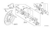 Diagram for 2017 Nissan Leaf Brake Caliper Repair Kit - 44126-3NF0A
