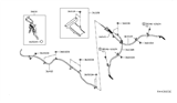 Diagram for 2016 Nissan Leaf Parking Brake Cable - 36530-3NF0A