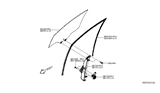 Diagram for 2018 Nissan Leaf Window Regulator - 80721-3NF5A