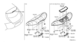 Diagram for 2016 Nissan Leaf Spoiler - 96032-3NF0B