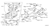 Diagram for Nissan Exhaust Hanger - 20651-AA000