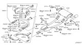 Diagram for 2015 Nissan 370Z Exhaust Pipe - 20300-1EA0A