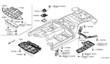 Diagram for 2018 Nissan 370Z Air Deflector - 75894-JK000