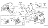 Diagram for 2011 Nissan 370Z Antenna - 25975-1EA0A