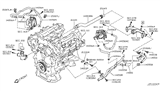 Diagram for Nissan 350Z Cooling Hose - 14056-EY00C