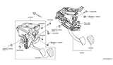 Diagram for 2011 Nissan 370Z Brake Pedal - 46501-1EA7A