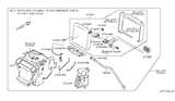 Diagram for 2009 Nissan 370Z Evaporator - 27280-1EA0A