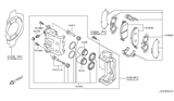 Diagram for 2017 Nissan 370Z Brake Backing Plate - 41161-1EX1A