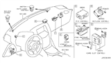 Diagram for 2018 Nissan 370Z Body Control Module - 28595-1EA0A