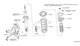 Diagram for 2009 Nissan 370Z Bump Stop - 54050-1EA0C