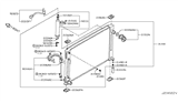 Diagram for 2010 Nissan 370Z Radiator - 21460-JK20A