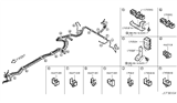 Diagram for 2016 Nissan 370Z Fuel Line Clamps - 17571-JK00A