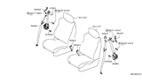 Diagram for 2016 Nissan 370Z Seat Belt - 86884-1EA0A