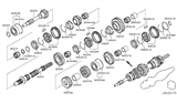 Diagram for 2014 Nissan Frontier Synchronizer Ring - 32604-CD105