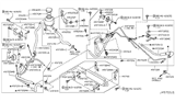 Diagram for 2006 Nissan 350Z Power Steering Reservoir - 49180-4M403