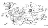 Diagram for 2017 Nissan 370Z Thermostat Housing - 21022-JK90C