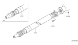 Diagram for 2016 Nissan 370Z Drive Shaft - 37000-1EA0A