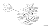 Diagram for Nissan 370Z Spoiler - 96030-1EA0A