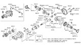 Diagram for 1990 Nissan 240SX Pinion Washer - 38426-40F71