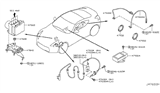 Diagram for 2011 Nissan 370Z ABS Sensor - 47910-1NF0B