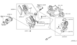 Diagram for Nissan 370Z Air Intake Coupling - 16576-EY00B