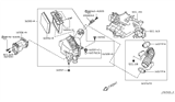 Diagram for Nissan 370Z Air Duct - 16576-EY00B