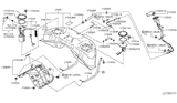 Diagram for 2009 Nissan 370Z Fuel Tank Strap - 17406-1EA0A