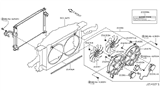 Diagram for 2010 Nissan 370Z Fan Blade - 21486-JK60B