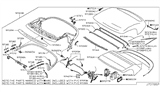 Diagram for Nissan 370Z Weather Strip - 97176-1ET0A