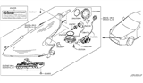 Diagram for 2009 Nissan 370Z Headlight - 26010-1EA0B