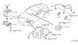 Diagram for 2010 Nissan 370Z ABS Sensor - 47901-JL00A