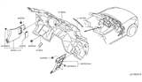 Diagram for Nissan 370Z Dash Panels - 67900-6GA0A