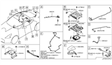 Diagram for Nissan Antenna Cable - 28242-1EA2A