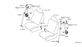 Diagram for 2019 Nissan 370Z Seat Belt - 86842-1EA5A