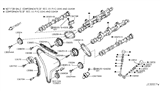 Diagram for 2009 Nissan 370Z Cam Gear - 13025-EY00A