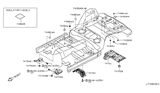 Diagram for 2020 Nissan 370Z Exhaust Heat Shield - 74754-1EA0A